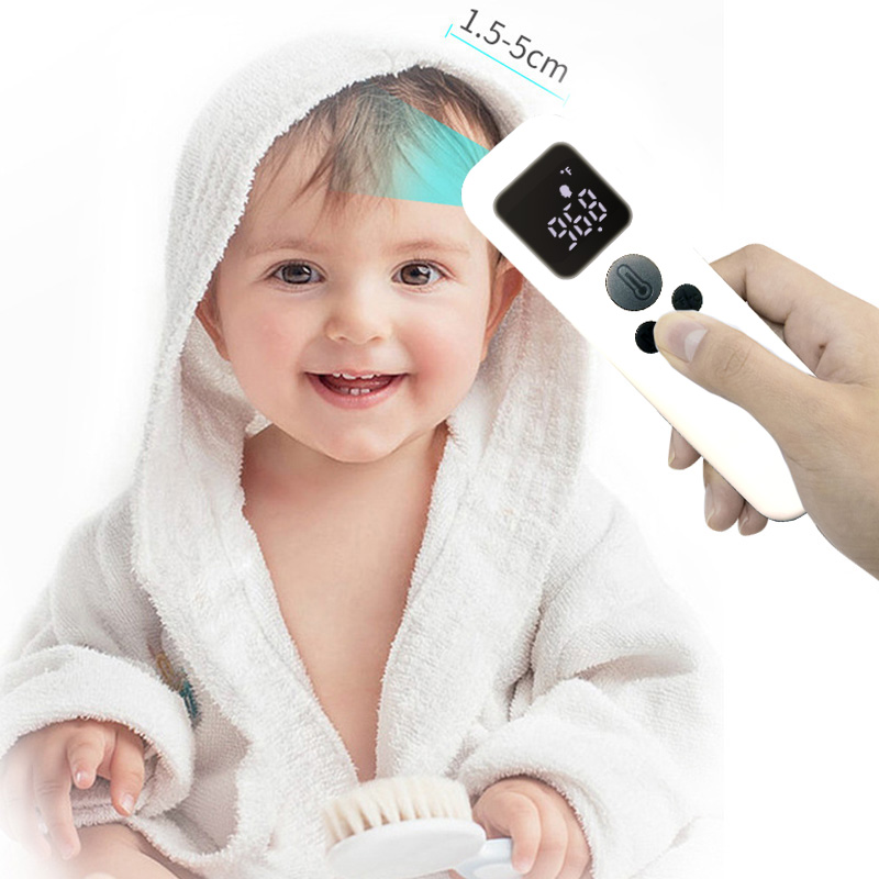Infraröd panna termometer för vuxen, Digital medicinsk infraröd termometer icke kontakt för feber panna termometro med CE godkänd för barn